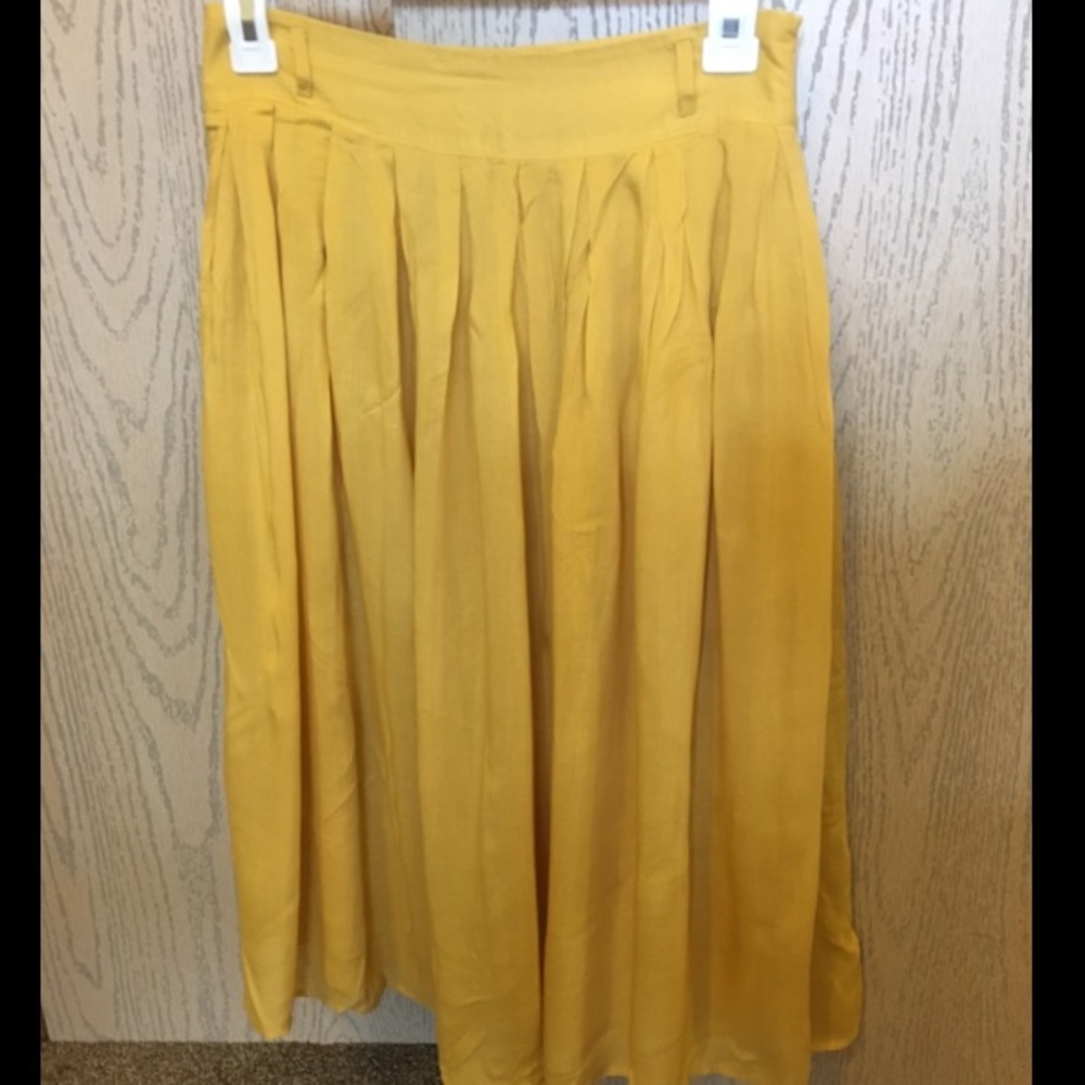 Mustard Yellow Skirt